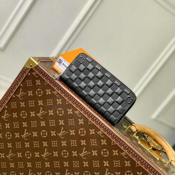 ルイヴィトン LOUISVUITTON 99-M11721G 2024年最新入荷 ジッピーウォレット ホリゾンタル ファスナー長財布 ダミエアンフィニ レザー 黒