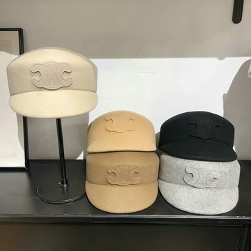 商品名称：セリーヌ CELINE AN-MZCE24006 2024年最新入荷 ツイード キャスケット 帽子 レディース マリンキャップ