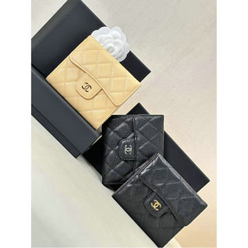 シャネル CHANEL 99-CH82288QJXS 2024年最新入荷 フラップウォレット ショートウォレット 三つ折り短財布 レディース