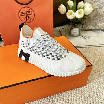 エルメス HERMES 99-HEJ24001BBK  2024年秋冬最新入荷 スニーカー レースアップシューズ スポーツシューズ 男女兼用