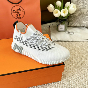 エルメス HERMES 99-HEJ24001BBS  2024年秋冬最新入荷 スニーカー レースアップシューズ スポーツシューズ 男女兼用