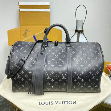 ルイヴィトン LOUISVUITTON 057-M11596 2024年最新入荷 キーポル バンドリエール 50 トートバッグ ボストンバッグ ブラッシュド モノグラム カウハイドレザー