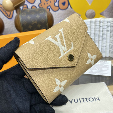 ルイヴィトン LOUISVUITTON 057-M11988T 2024年最新入荷 ポルトフォイユ ヴィクトリーヌ 三つ折り短財布 ショートウォレット モノグラム アンプラント