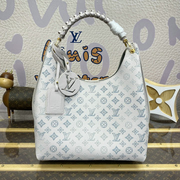 ルイヴィトン LOUISVUITTON  057-M12093 2024年最新入荷 カルメル ホーボーバッグ トートバッグ ハンドバッグ レディース マヒナレザー
