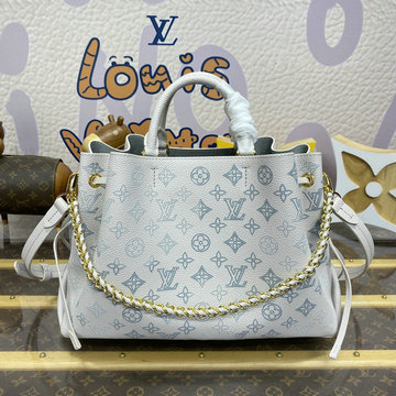 ルイヴィトン LOUISVUITTON 057-M12127 2024年最新入荷 フライト モード ベラ トートバッグ ハンドバッグ レディース マヒナレザー ブリューム