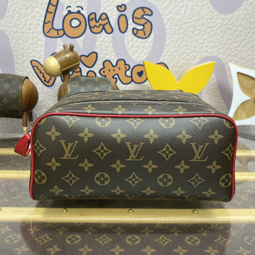 ルイヴィトン LOUISVUITTON 057-M12640 2024年最新入荷 ドップ キット クラッチバッグ ハンドバッグ 洗面具収納 ポーチ