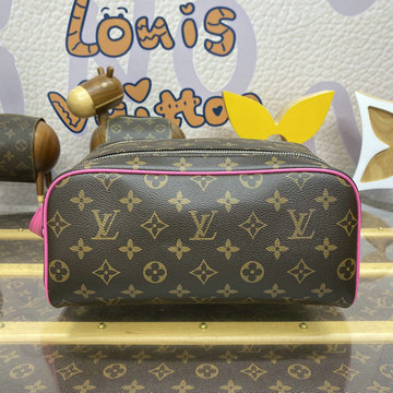 ルイヴィトン LOUISVUITTON  057-M12641 2024年最新入荷 ドップ キット クラッチバッグ ハンドバッグ 洗面具収納 ポーチ