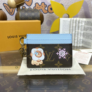 ルイヴィトン LOUISVUITTON 2024年最新入荷 カードケース ポルト カルト LV チャーム 名刺入れ モノグラム キャンバス