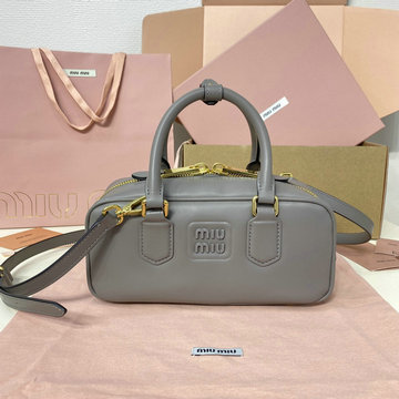 ミュウミュウ MIUMIU 057-MM5BB142PHS  2024年最新入荷 アルカディ トップハンドルバッグ トートバッグ ハンドバッグ 2way ショルダーバッグ レディース