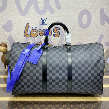 ルイヴィトン LOUISVUITTON 057-N00096  2024年最新入荷 キーポル バンドリエール 50 トートバッグ 旅行かばん トラベルバッグ ショルダーバッグ