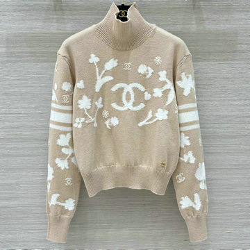 商品名称：シャネル CHANEL XG-MYCH24007  2024年秋冬最新入荷 タートルネック セーター ロングスリーブ ウールニット カジュアル トップス 長袖