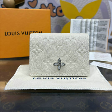 ルイヴィトン LOUISVUITTON  057-M12177 2024年最新入荷 カードケース アンヴェロップ カルト ドゥ ヴィジット 名刺入れ グレインレザー