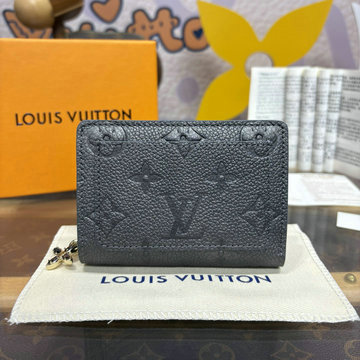 商品名称：ルイヴィトン LOUISVUITTON 057-M12188K  2024年最新入荷 ポルトフォイユ クレア 二つ折り短財布 ショートウォレット 小銭入れ コインケース グレインレザー