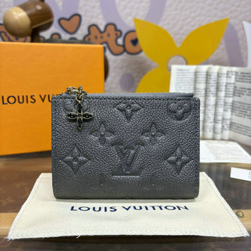 ルイヴィトン LOUISVUITTON 057-M12536 2024年最新入荷 ポルトフォイユ リサ 二つ折り短財布 ショートウォレット 小銭入れ モノグラム アンプラント レザー
