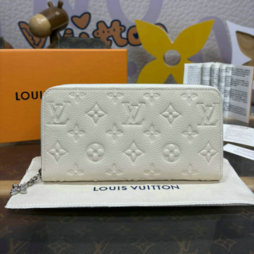 ルイヴィトン LOUISVUITTON 057-M12680B 2024年最新入荷 ジッピーウォレット ファスナー長財布 ロングウォレット モノグラム アンプラント レザー