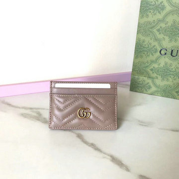グッチ GUCCI 057-GG443127PLF  2024年最新作 ダブルG カードケース 名刺れ レザー