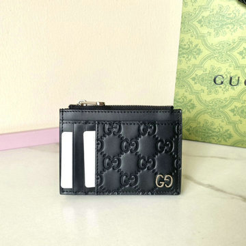 商品名称：グッチ GUCCI 057-GG597560PBK 2024年最新作 ビー GG スプリーム ジップコインケース 小銭入れ カード入れ レザー