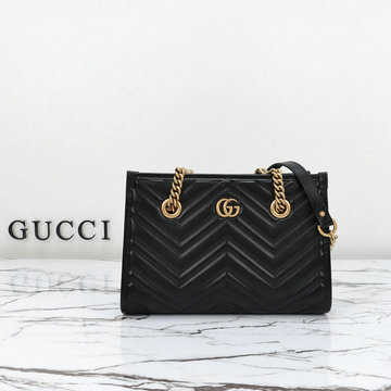 グッチ GUCCI 2024年最新作 GGマーモント ミディアム トートバッグ 2way ショルダーバッグ レディース レザー