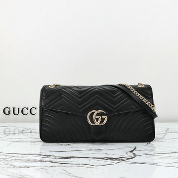 グッチ GUCCI 057-GG788371PBK 2024年最新入荷 GGマーモント ラージ ショルダーバッグ チェーンポーチ レディース レザー