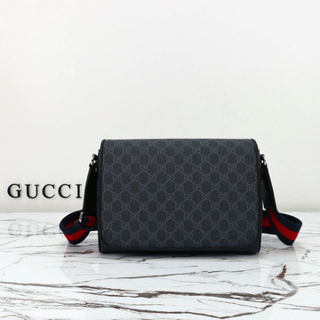 グッチ GUCCI 057-GG792124BQK 2024年最新入荷 GG クロスボディバッグ フラップバッグ ショルダーバッグ メンズ キャンパス