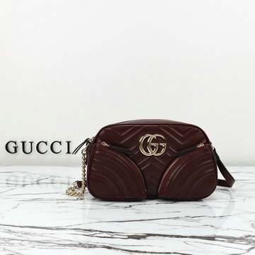 グッチ GUCCI 057-GG798715PJH 2024年最新入荷 GGマーモント チェーンポーチ ショルダーバッグ レディース レザー