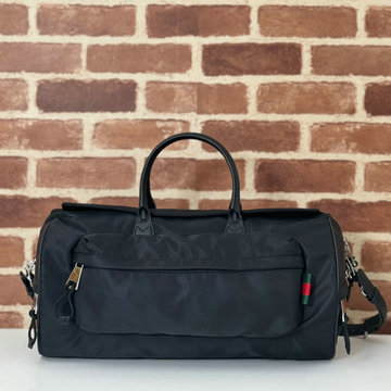 グッチ GUCCI 057-GG800185BBK 2024年最新入荷 ミディアム ダッフルバッグ ハンドバッグ 2way ショルダーバッグ 旅行かばん ナイロン