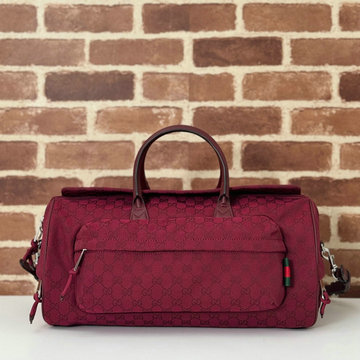 グッチ GUCCI 057-GG800185BJR 2024年最新入荷 ミディアム ダッフルバッグ ハンドバッグ 2way ショルダーバッグ 旅行かばん キャンパス