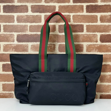グッチ GUCCI 057-GG802172BBK  2024年最新入荷 GUCCI ロゴ ラージ トートバッグ ハンドバッグ レディース ナイロン