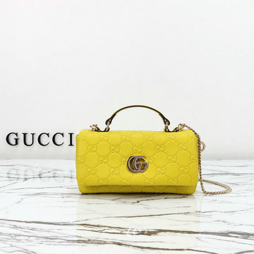 グッチ GUCCI 057-GG806017GYL 2024年最新入荷 GGミラノ ミニ トップハンドルバッグ トートバッグ 2way チェーン ショルダーバッグ レディース レザー