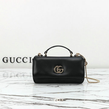 グッチ GUCCI 057-GG806017PBK 2024年最新入荷 GGミラノ ミニ トップハンドルバッグ トートバッグ 2way チェーン ショルダーバッグ レディース レザー