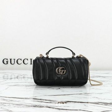 グッチ GUCCI 057-GG806017ZBK 2024年最新入荷 GGミラノ ミニ トップハンドルバッグ トートバッグ 2way チェーン ショルダーバッグ レディース レザー