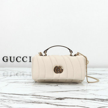 グッチ GUCCI 057-GG806017ZBS 2024年最新入荷 GGミラノ ミニ トップハンドルバッグ トートバッグ 2way チェーン ショルダーバッグ レディース レザー