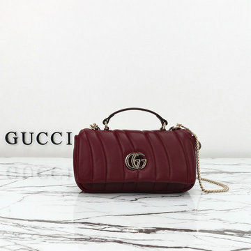 グッチ GUCCI 057-GG806017ZJH 2024年最新入荷 GGミラノ ミニ トップハンドルバッグ トートバッグ 2way チェーン ショルダーバッグ レディース レザー