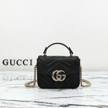 グッチ GUCCI 2024年最新入荷 GGマーモント ミニ トップハンドルバッグ トートバッグ 2way ショルダーバッグ レディース