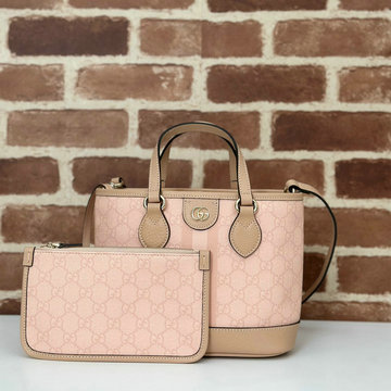 グッチ GUCCI 057-GG811716BQF 2024年最新入荷 ダブルG ミニ トートバッグ ハンドバッグ 2way ショルダーバッグ レディース GGスプリーム キャンバス