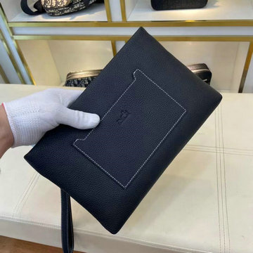 エルメス HERMES GH-HE202408BK 2023年最新入荷 ストラップ付き ポーチ 手持ちかばん クラッチバッグ メンズかばん ビジネスバッグ レザー
