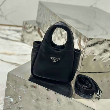 商品名称：プラダ PRADA  GH-PD1BA349PBK 2024年最新入荷 ミニ ハンドバッグ トートバッグ バゲットバッグ カーフレザー レディース
