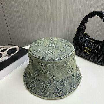 ルイヴィトン LOUISVUITTON AN-MZLV24002 2024年最新入荷 バケットハット キャンパス エスバドリーハット 帽子 短めのブリム