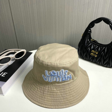 ルイヴィトン LOUISVUITTON AN-MZLV24004 2024年最新入荷 リバーシブル バケットハット キャンパス エスバドリーハット 帽子 短めのブリム