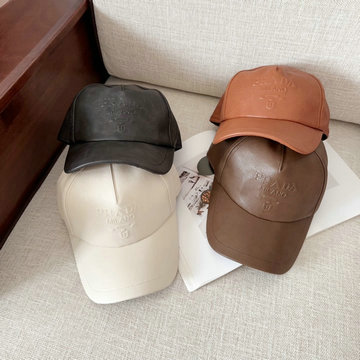 商品名称：プラダ PRADA AN-MZPD24002 2024年最新入荷 ベースボールキャップ レザー 帽子 ユニセックス
