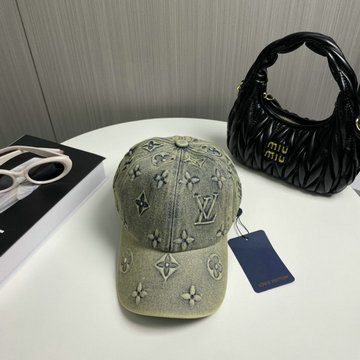 ルイヴィトン LOUISVUITTON AN-MZLV24001 2024年最新入荷 ベースボールキャップ キャンパス 帽子 ユニセックス