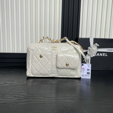 商品名称：シャネル CHANEL GH-CH4933BS  2024年最新入荷 ボウリングバッグ チェーン ショルダーバッグ カーフスキン レディース