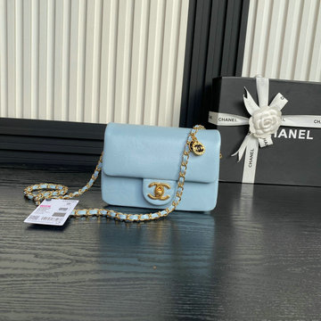 商品名称：シャネル CHANEL  GH-CH5218QL 2024年最新入荷 ミニ フラップバッグ チェーン ショルダーバッグ カーフスキン レディース
