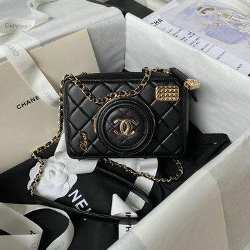 シャネル CHANEL GH-CH4817BK  2024年最新入荷 カメラバッグ チェーン ショルダーバッグ レディース