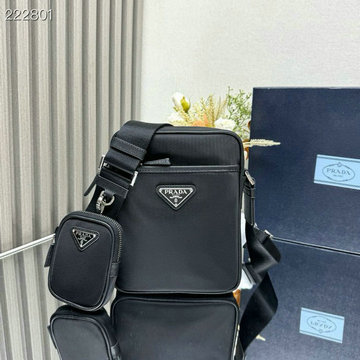 プラダ PRADA GH-PD2VH112 2020年最新作 斜め掛け ショルダーバッグ スクエアバッグ ナイロン