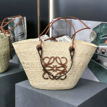 ロエベ LOEWE GH-LE652127ZS  2024年最新入荷 アナグラム バスケットバッグ トートバッグ ハンドバッグ トップハンドルバッグ イラカヤシ カーフ