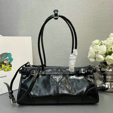 プラダ PRADA GH-PD1BA426BK 2024年最新入荷 ミディアム トートバッグ ハンドバッグ 2way ショルダーバッグ レザー レディース