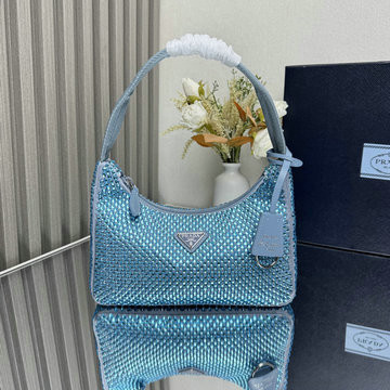 プラダ PRADA GH-PD1NE515ZLS 2024年最新入荷 クレオ ホーボーバッグ ショルダーバッグ レディースかばん トライアングルロゴ付 レザー