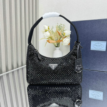プラダ PRADA GH-PD1NE515ZQK 2024年最新入荷 クレオ ホーボーバッグ ショルダーバッグ レディースかばん トライアングルロゴ付 レザー