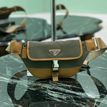 商品名称：プラダ PRADA  GH-PD2VH176BGZ 2024年最新入荷 ウェストバッグ ベルトバッグ ショルダーバッグ Re-Nylon サフィアーノレザー